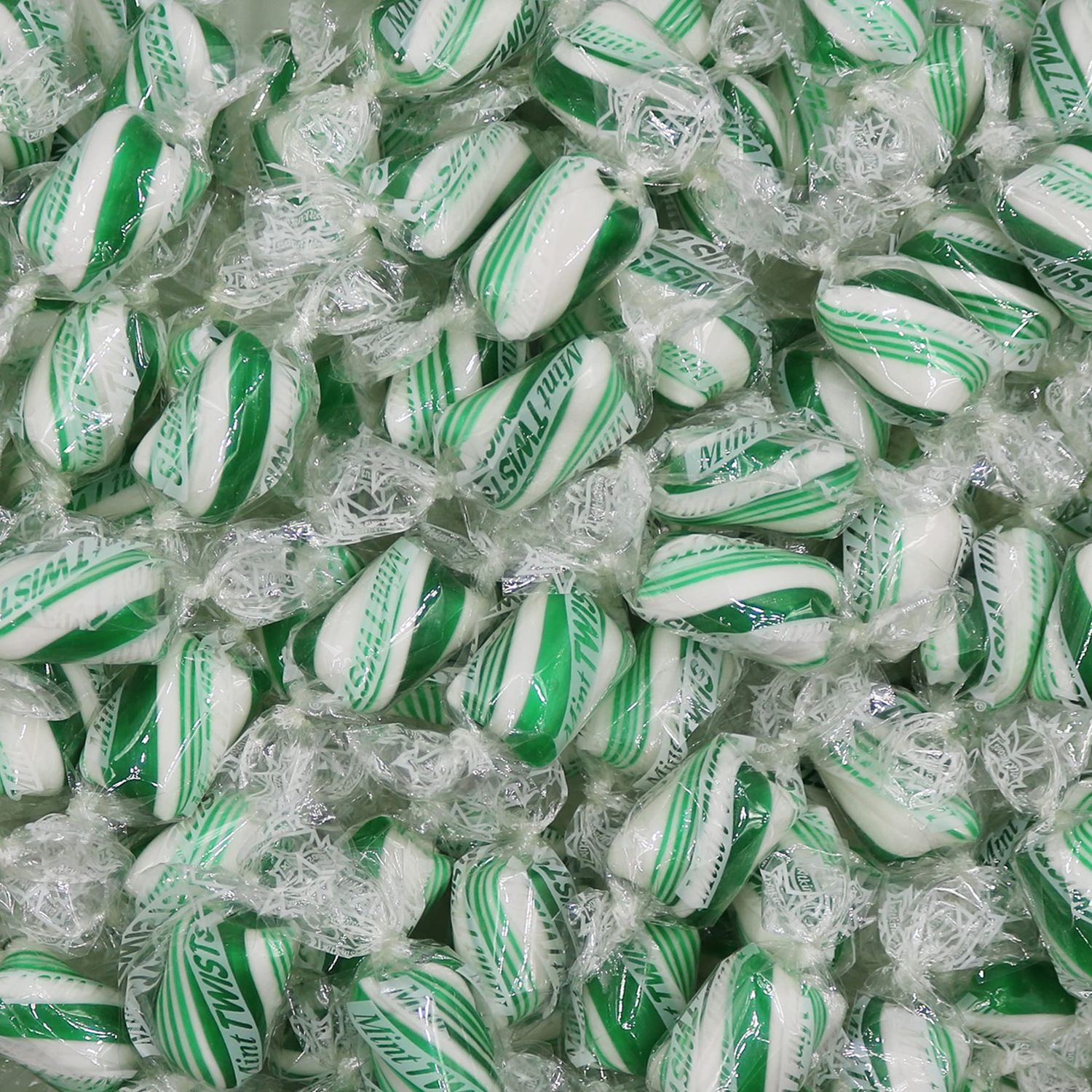 Smarty Stop Twist All Flavor Hard Candies Individually Wrapped (White Green Mint, 2 Pound (Pack of 1))