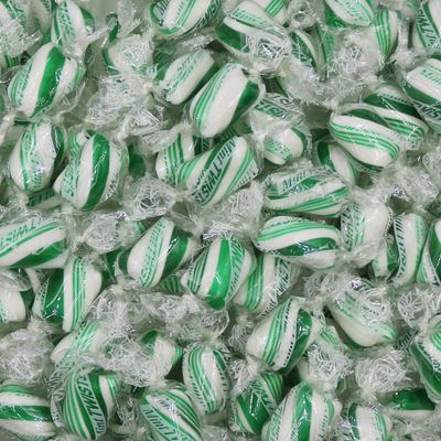 Smarty Stop Twist All Flavor Hard Candies Individually Wrapped (White Green Mint, 2 Pound (Pack of 1))