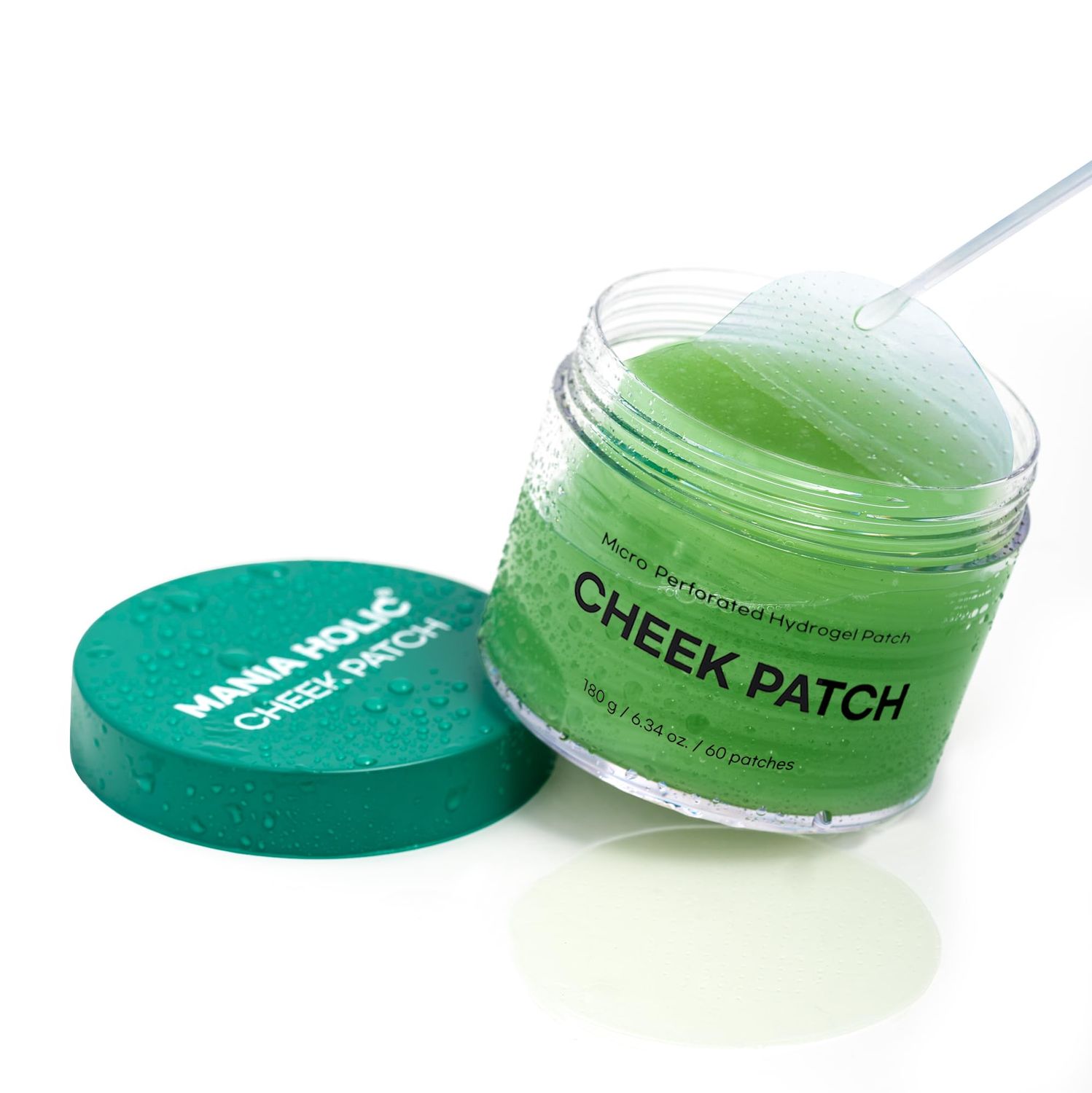 MANIA HOLIC Cheek Patch - Hydrogel Facial Toner Pads for Hydrating and Cooling Flushed Skin, Moisturizing Korean Skincare, 6.34 fl oz. (60 count)