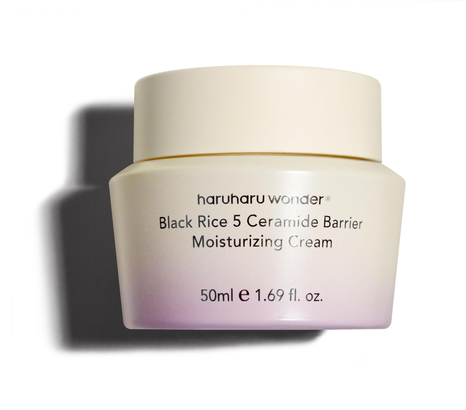 HARUHARU wonder Black Rice 5 Ceramide Barrier Moisturizing Cream, Daily Skin Barrier Care, Long-Lasting Hydration, Soothing &amp; Nourishing, Ceramide Capsules, Korean Skincare 50ml