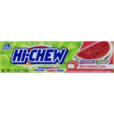 Hi-Chew Sweet &amp; Sour Watermelon Stick, 1.76 Oz