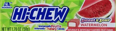 Hi-Chew Sweet &amp; Sour Watermelon Stick, 1.76 Oz