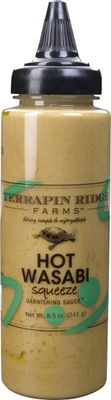 Terrapin Ridge Farms Hot Wasabi Garnishing Sauce - One 8.5 Ounce Squeeze Bottle