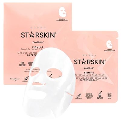 STARSKIN Close-Up 1x40g, Korean Face Lifting Skincare Mask, Coconut Bio-Cellulose Firming Mask for Face, all Skin Types, Lifting and Rejuvenating Effect, Skin Elasticity Improvement