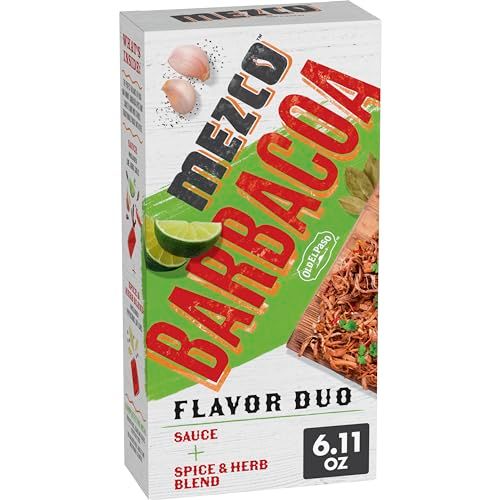 Mezco Barbacoa Flavor Duo, Sauce, Spice and Herb Blend, Meal Prep Kit, 6.11 oz