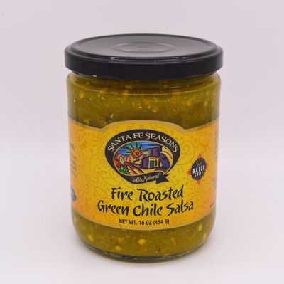 SANTA FE SEASONS Salsa Fire Roasted Green Chile, 16 OZ