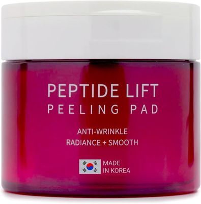 TERRAZEN Korean Exfoliating Pads Face Skin Care 60pcs - Anti Aging &amp; Pore Cleansing with Peptide Amino Acid Gentle Peel Facial Pads