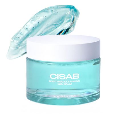 CISAB Soothing Cleansing Gel Balm 3.38 fl.oz. - Korean Makeup Remover Facial Cleanser, Control Sebum