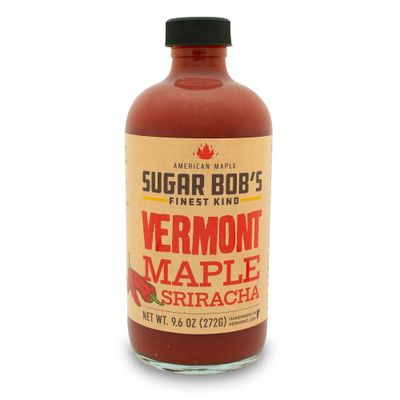 Sugar Bobs Finest Kind - Vermont Maple Sriracha, Original Sweet and Spicy Hot Sauce, All-Natural Ingredients, Net Weight 9.6 oz (Pack of 1)