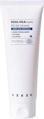 Izz IZEZE Soul HCA Hydro 6.5 Gel Cleanser 5.07 fl.oz, 150ml Mild Acidic, Gentle pH, Weakly Acidic, Fresh Moisturizer, Hyaluronic Acid Cleansing Foam, Korean Skin Care