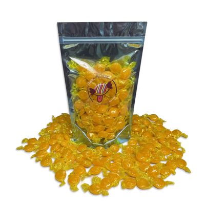 SweetBlissMix Butterscotch Hard Candy - Individually Wrapped Butterscotch Buttons, Premium Butter Scotch Candies, Bulk Hard Candy for Snacks &amp; Parties, 80 Pieces