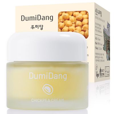 DumiDang Chickpea Cream - Korean Traditional Vegan Skincare Formula, Deep Moisture Cream with Fermented Chickpeas, Squalane &amp; Shea Butter, 50g 1.76oz.