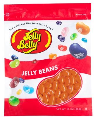Jelly Belly Sunkist Orange Jelly Beans - 1 Pound (16 Ounces) Resealable Bag - Genuine, Official, Straight from the Source