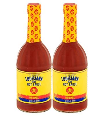 Louisiana Brand Hot Sauce, Original Hot Sauce 12 Ounce (Pack of 2)