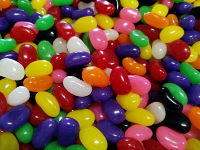 DM Sweets Assorted Fruit Flavored Jelly Beans - 2 lbs of Fresh Sweet Delicious Soft Chewy Strawberry Cherry Grape Lemon Lime Orange Pineapple Licorice, Yellow