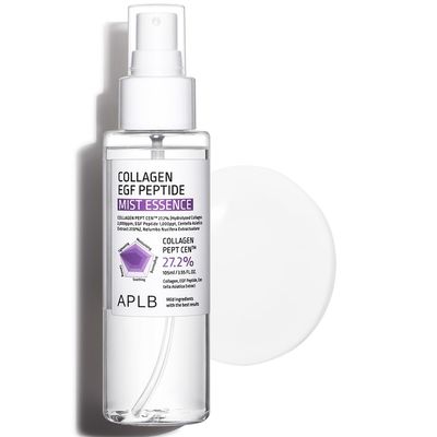 APLB Collagen EGF Peptide Mist Essence COLLAGEN PEPT CEN 27.2% 3.55 FL.OZ/Korean Skincare, Elasticity care, Replenishing moisture, Revitalize for gentle and improve skin texture
