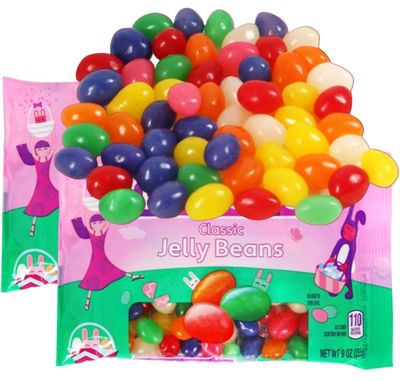 Easter Candy Easter Jelly Beans Candy, Assorted Flavors, 9 oz Bags - (2 - Pack, Classic Jelly Beans)
