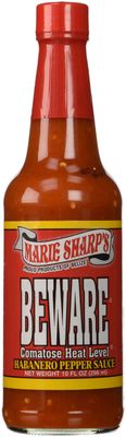 Marie Sharp&#39;s Beware Comatose Habanero Hot Sauce 10 oz