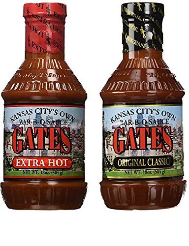 Gates Original Classic Bar-B-Q Sauce &amp; Extra Hot - Variety 2 Pack