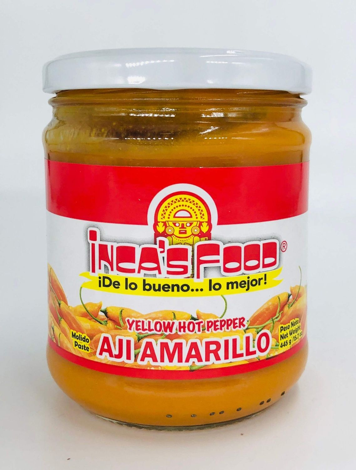 Inca&#39;s Food Aji Amarillo Paste - Hot Yellow Pepper Paste, 15.7 Oz Jar - Product of Peru