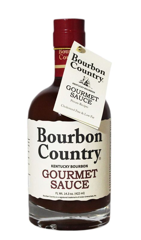 BOURBON COUNTRY GOURMET SAUCE Marinade, Stir, Fry &amp; Cook Nappe Consistency Fish &amp; Steak Sauce 14.3 Oz.