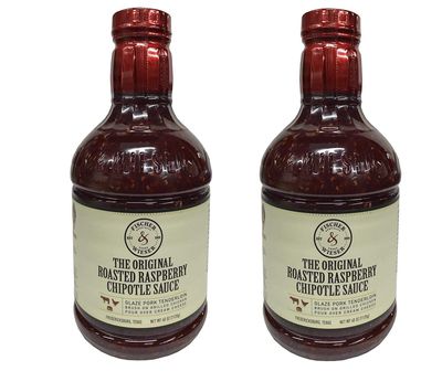Fischer and Wieser Razzpotle Roasted Raspberry Chipotle Sauce, 40-Ounce Bottle (2-Pack)