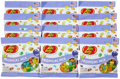 Jelly Belly Assorted Beans - Tropical Mix - 3.5 oz. - 12 Pack
