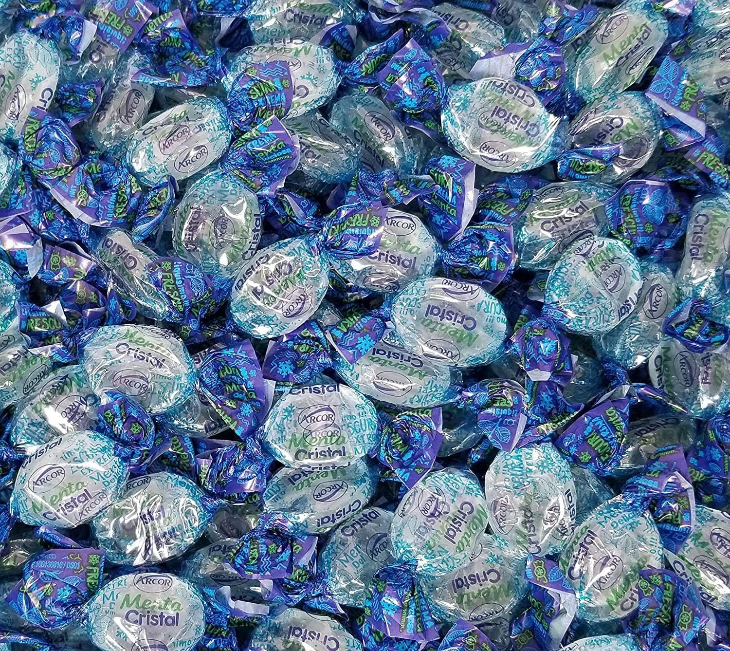 Arcor Crystal Mint Hard Candy - After-Dinner Drops, Bulk 1 Pound, Refreshing and Long-Lasting Pack (16 Ounce) (Crystal Mints) By The Nile Sweets