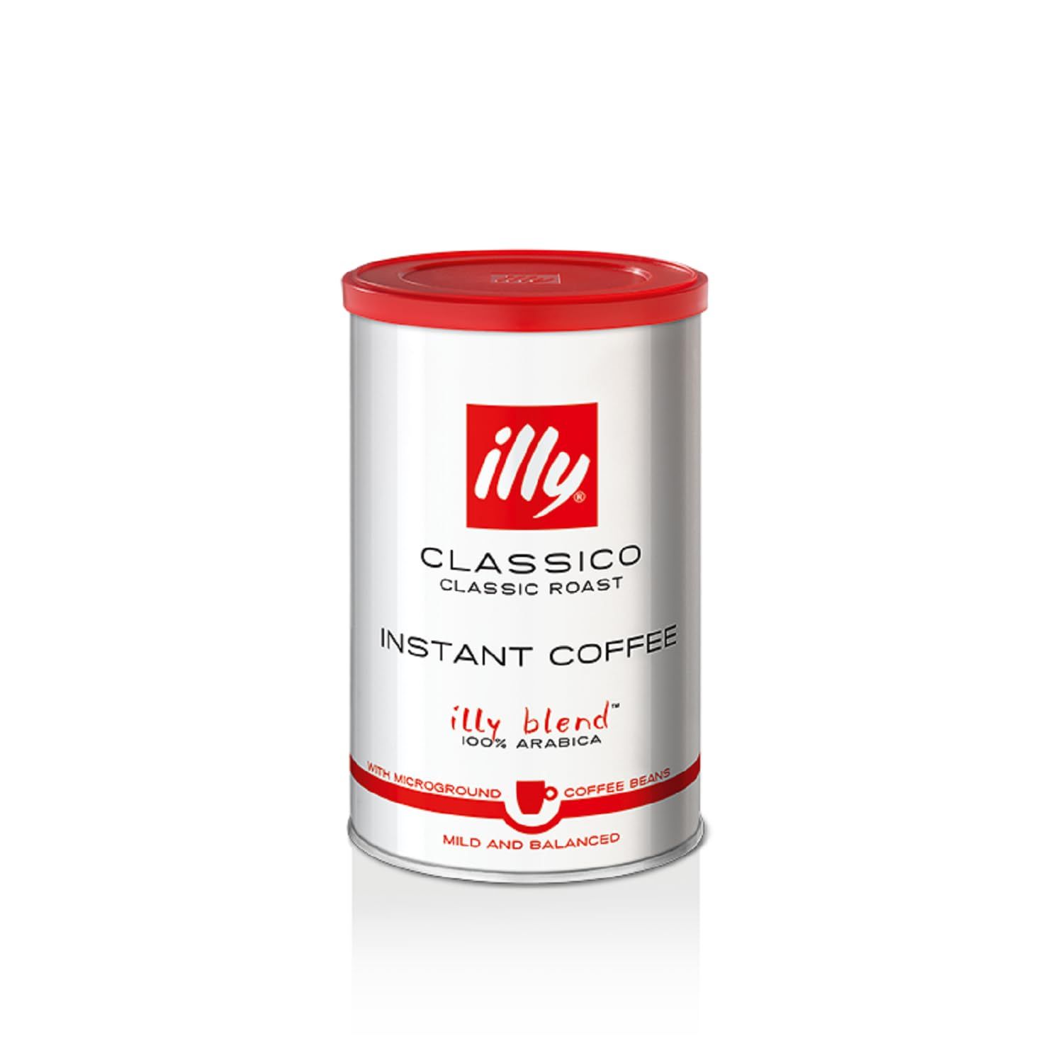 illy Instant Coffee- 100% Arabica Coffee - Classico Medium Roast - Notes Of Caramel, Orange Blossom &amp; Jasmine - Easy Preparation - Convenient Coffee Instant Format - Roasted In Italy - 3.3 Ounce