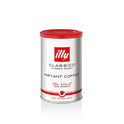 illy Instant Coffee- 100% Arabica Coffee - Classico Medium Roast - Notes Of Caramel, Orange Blossom &amp; Jasmine - Easy Preparation - Convenient Coffee Instant Format - Roasted In Italy - 3.3 Ounce
