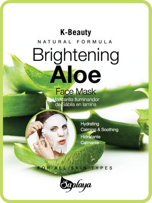 Saplaya Face Masks 6 Pack Scented Facemask Sheets Skin Care Mask Single Scent K-Beauty Natural Formula