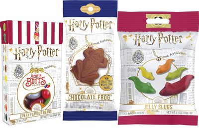 Harry Potter Magical Candy Duo in Sprout Talks package - 2 Sets of Slugs, Every Flavour Beans &amp; Chocolate Frog (Bundle of 6 Items)