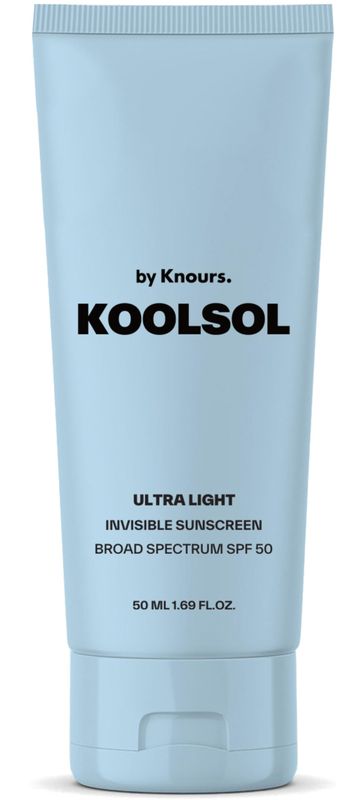 Koolsol by Knours Ultra-Light Invisible Sunscreen Broad Spectrum SPF 50, Moisturizing for All Skin Types, Korean Innovation, 50ml/1.69 fl. oz.