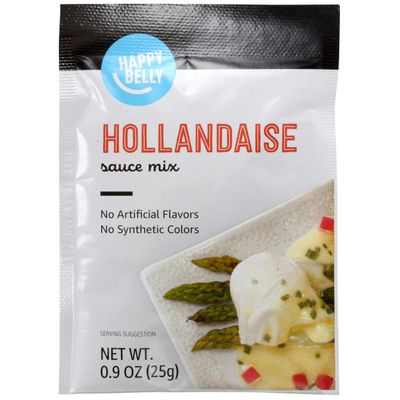 Amazon Brand - Happy Belly Hollandaise Sauce Mix, 0.9 ounce (Pack of 12)