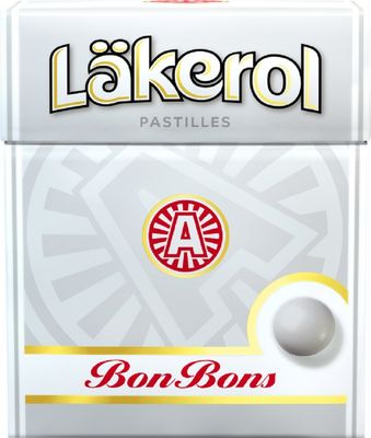 4 Boxes x 25g of Lkerol BonBons - Peppermint - Original - Swedish - Pastilles - Lozenges - Drops - Dragees - Candies - Sweets