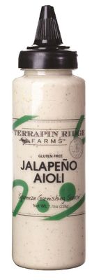 Terrapin Ridge Farms Jalapeno Aioli Garnishing Sauce - One 7.75 Ounce Squeeze Bottle