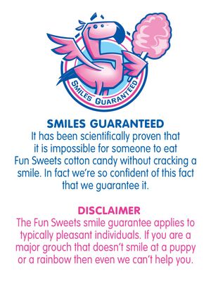 Fun Sweets Cotton Candy 4-Pack - Blue Raz and Cherry Swirl Flavor CottonCandy in 1.5 oz Tubs - Individual Carnival Cotton Candy Tubs
