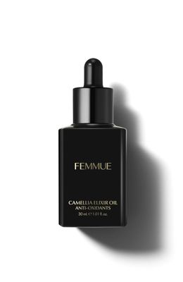 FEMMUE Camellia Elixir Face Oil Hydrating &amp; Anti-Aging Lightweight Facial Oil Fortifies Skin Barrier Infused with Camellia Floral Extracts Korean Beauty Skincare