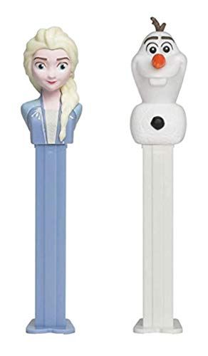 Disney&#39;s Frozen 2 PEZ Dispensers - Elsa and Olaf with 3 EXTRA Candy Packs