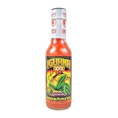 Iguana Hot Sauce, XXX Habanero Pepper, 5 fl oz