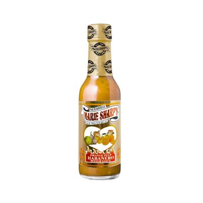 Marie Sharp's Orange Pulp Hot Habanero Pepper Sauce, 5 oz
