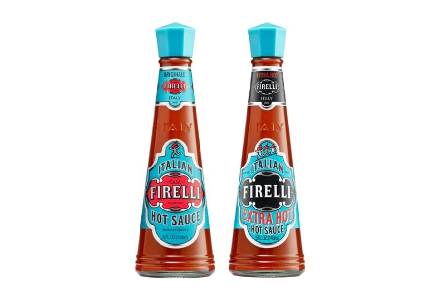 FIRELLI Original Hot/Extra Hot Combo - 5oz Bottle (Pack of 2)