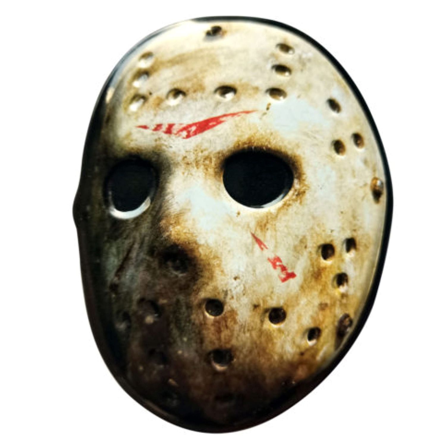 Boston America Friday the 13th Hockey Mask Candy - One (1) Collectible Jason Voorhees Mask Tin- Cleaver Shapped Sour Cherry Flavor