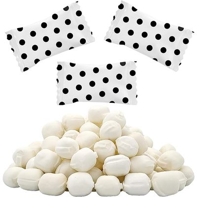 Fruidles Big Dots Buttermints, Mint Candies, After Dinner Mints, Butter Mint Candy, Fat-Free, Kosher Certified, Individually Wrapped - Black (55 Pieces)