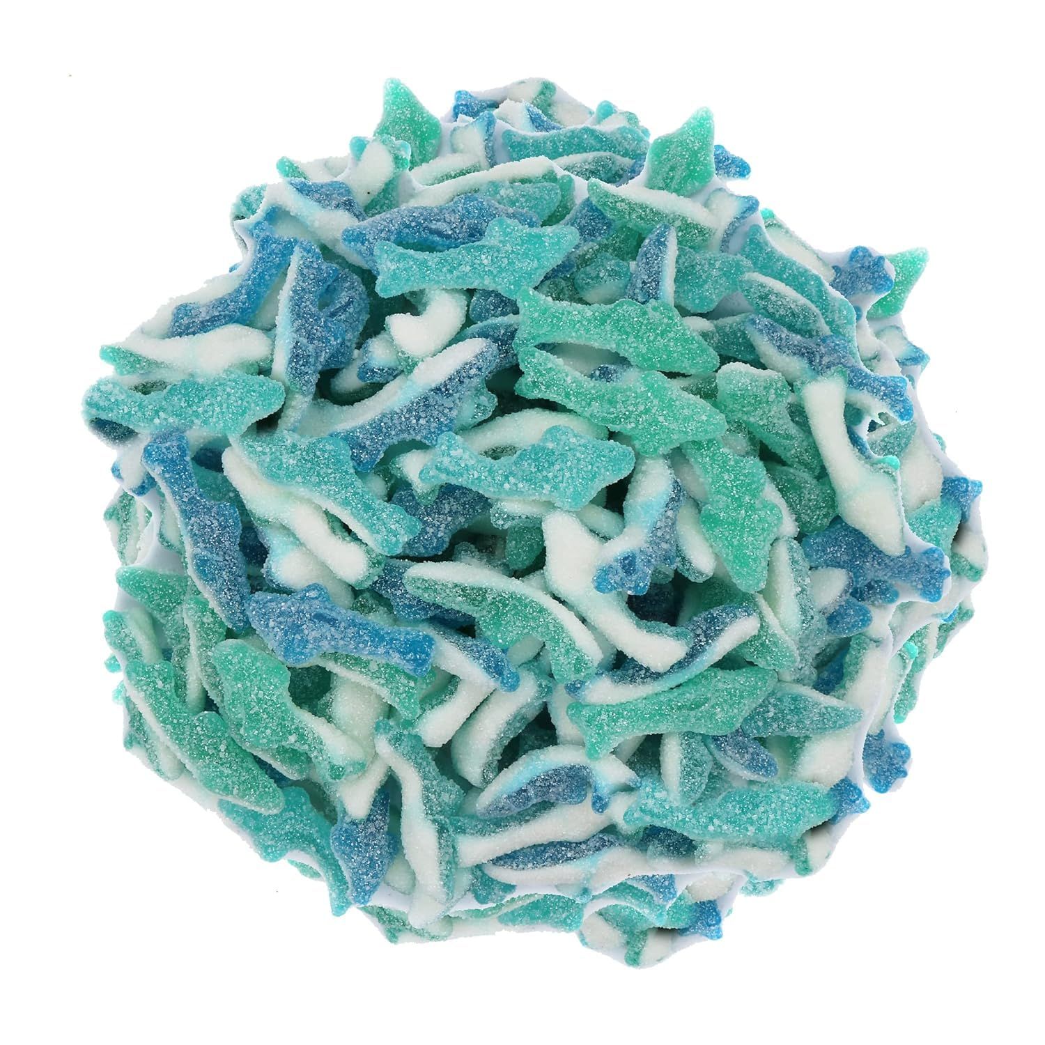 Smarty Stop Gummy Sour Sharks (2 Pound (Pack of 1), Blueberry)