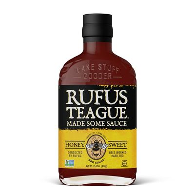 Rufus Teague - Honey Sweet BBQ Sauce - Premium Barbecue Sauce - 15.25 oz. Bottle