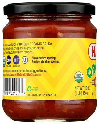 Hatch Chile Company Organic Medium Salsa 16oz