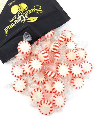 SweetGourmet Peppermint Starlight Arcor Hard Candy Bulk Twist Wrap Mints 2 Pound