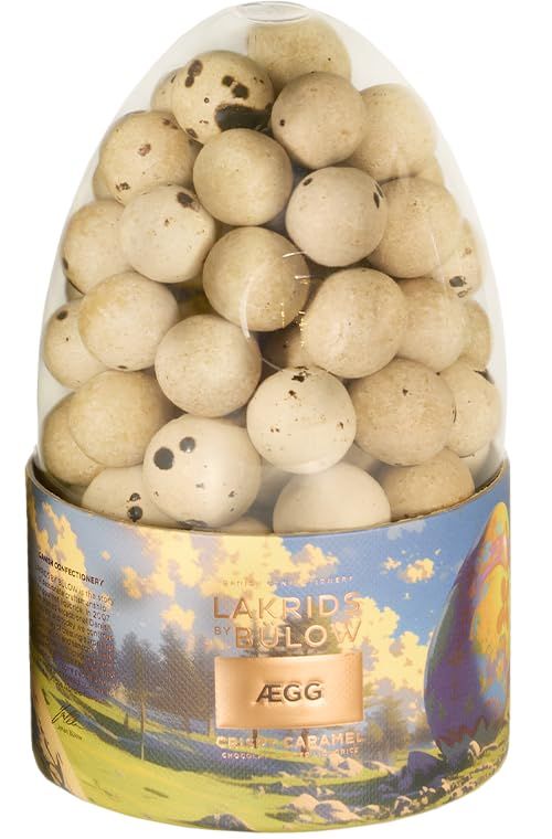 LAKRIDS BY BLOW - Crispy Caramel Egg - 16.9 oz - Chocolate Covered Gourmet Licorice - Limited Easter Edition Designed by Magnus Groth