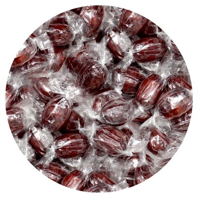 Root Beer Barrels Hard Candy - 1lb Bulk Bag (Approximately 65 pcs) - Old Fashioned Hard Candy - Individually Wrapped Bulk Candy - The Hampton Popcorn &amp; Candy Company